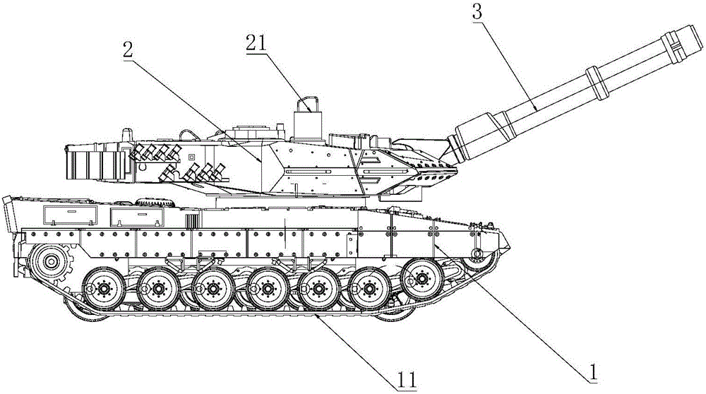 一種坦克玩具的制作方法附圖
