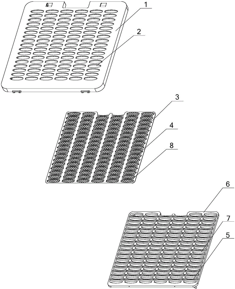 一種空調(diào)室內(nèi)機(jī)進(jìn)風(fēng)格柵以及空調(diào)的制作方法附圖