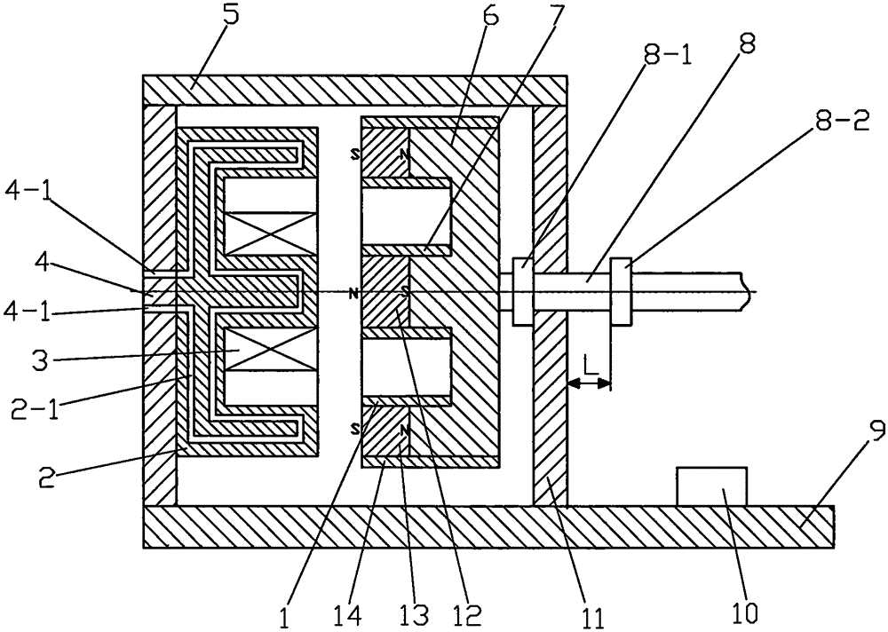 永磁往復直線電動機的制作方法附圖