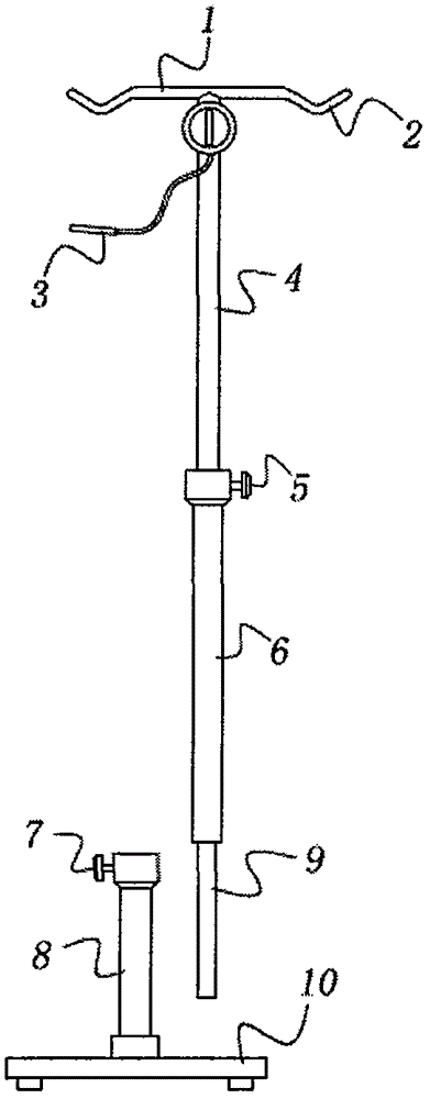 一種新型輸液支架的制作方法附圖