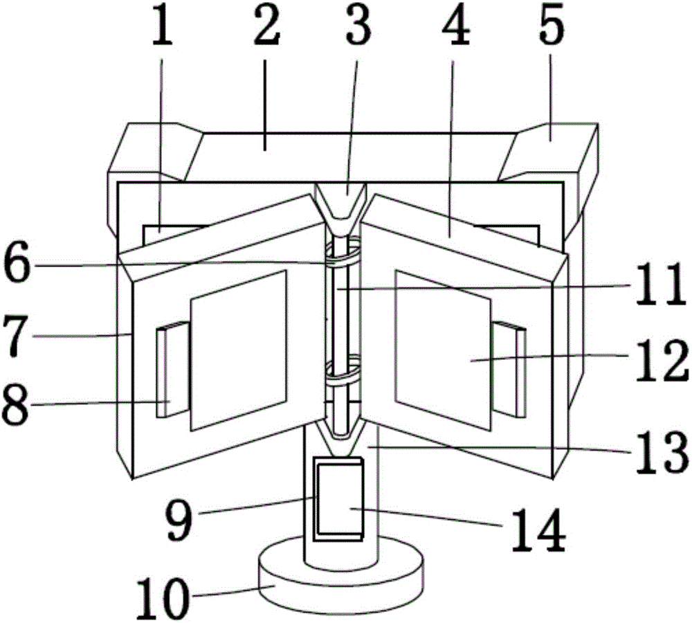 一種設(shè)計(jì)專業(yè)教學(xué)用畫(huà)架的制作方法附圖