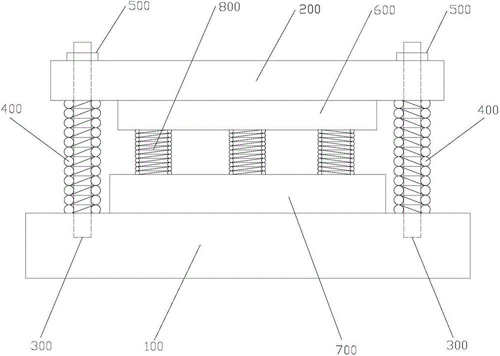 一種摩擦壓力機工作臺的制作方法附圖