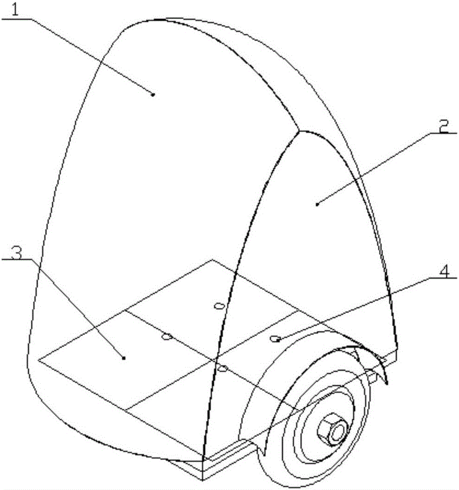 一種座椅式兩輪自平衡電動(dòng)車(chē)的制作方法附圖