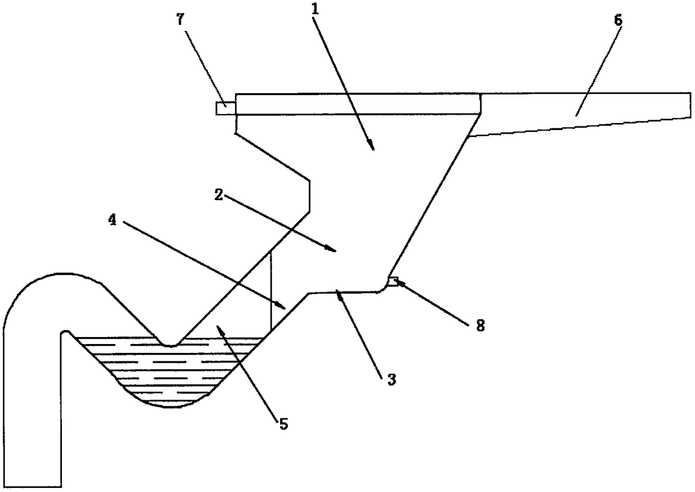 一種衛(wèi)生節(jié)約節(jié)水蹲式馬桶的制作方法附圖