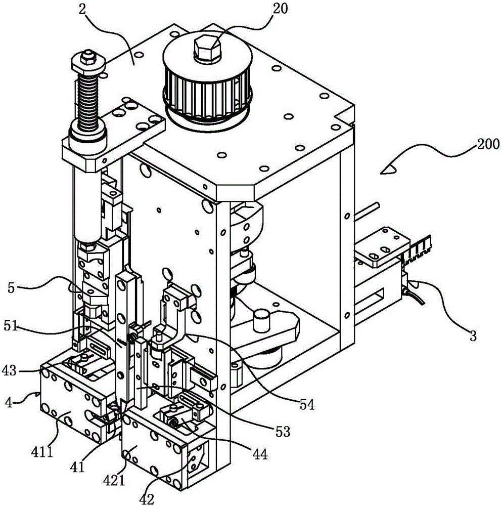 端子插件機的插件機構(gòu)的制作方法附圖