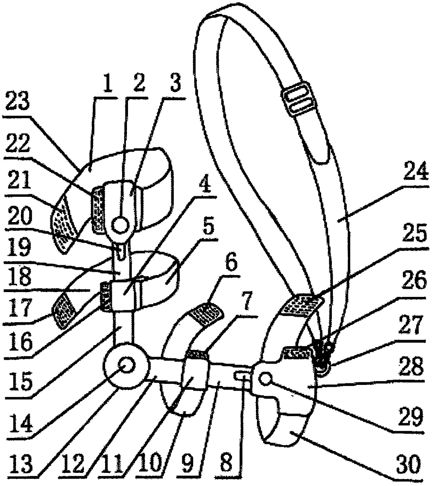 一種調(diào)節(jié)角度的骨科關(guān)節(jié)吊架的制作方法附圖