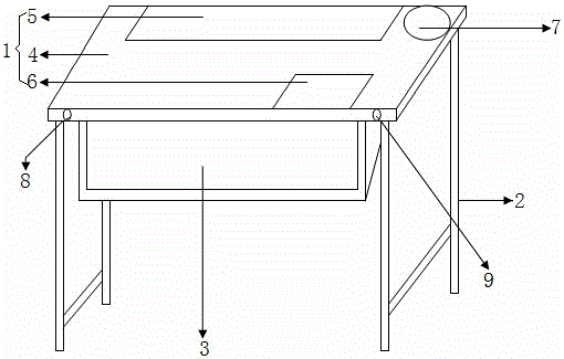 學(xué)生智能桌的制作方法附圖