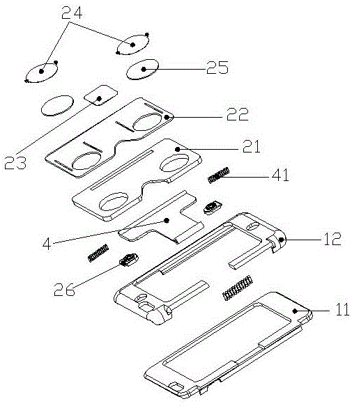 一種3d虛擬現(xiàn)實手機殼眼鏡的制作方法附圖