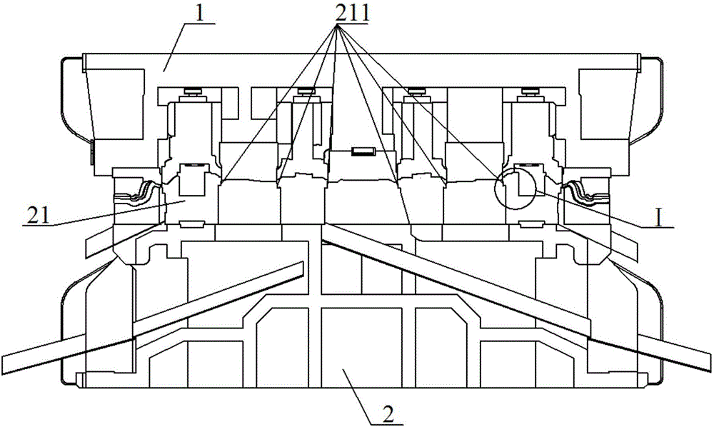 一種汽車背門內(nèi)板的沖孔修邊模具的制作方法附圖