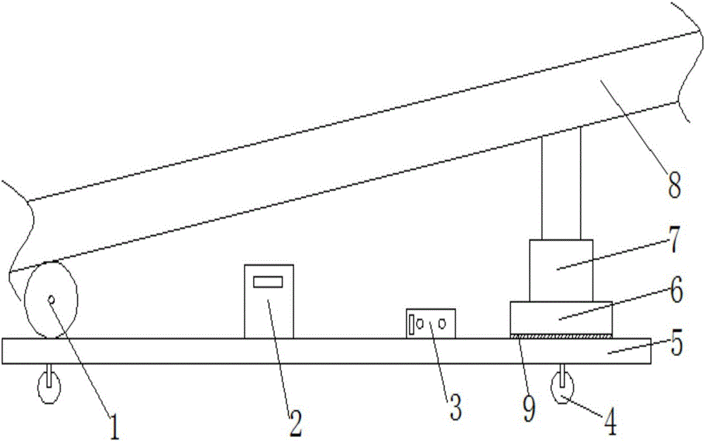 一種移動(dòng)輸送機(jī)的高度調(diào)節(jié)裝置的制造方法附圖