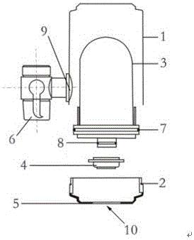 一種水龍頭凈水器的制造方法附圖