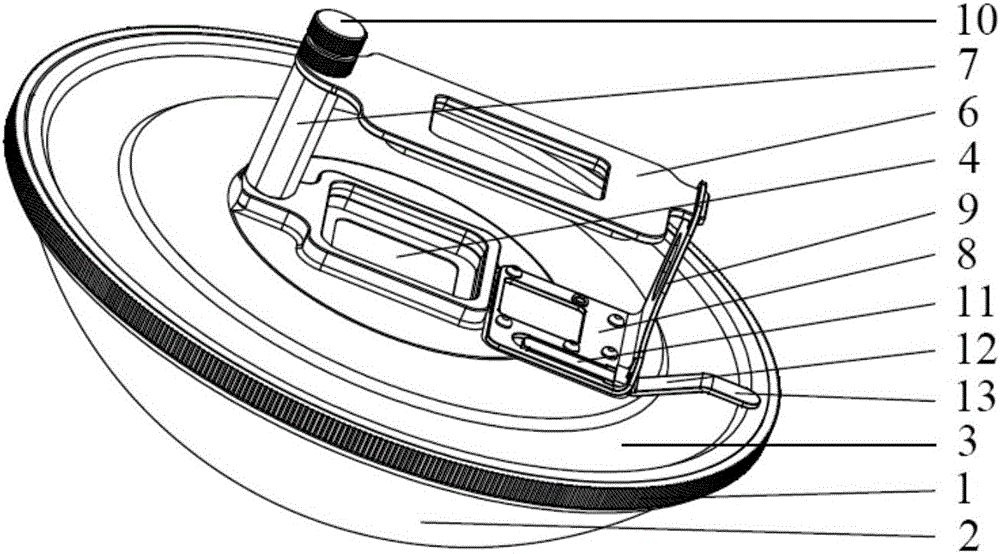 一種運(yùn)動(dòng)相機(jī)防水機(jī)構(gòu)的制作方法附圖