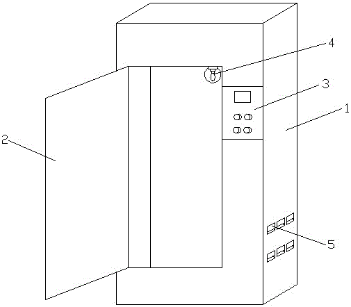 一種戶外低壓動力柜的制作方法附圖