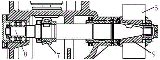 外圓無心磨床導(dǎo)輪傳動(dòng)支承機(jī)構(gòu)的制作方法附圖