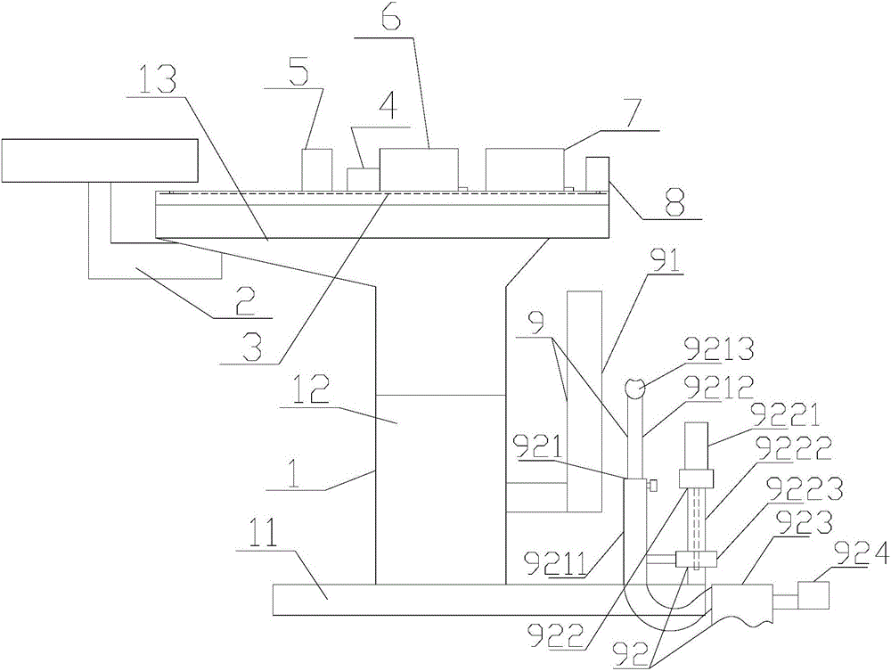 一種改良型全自動(dòng)直式襪子縫頭機(jī)的制作方法附圖