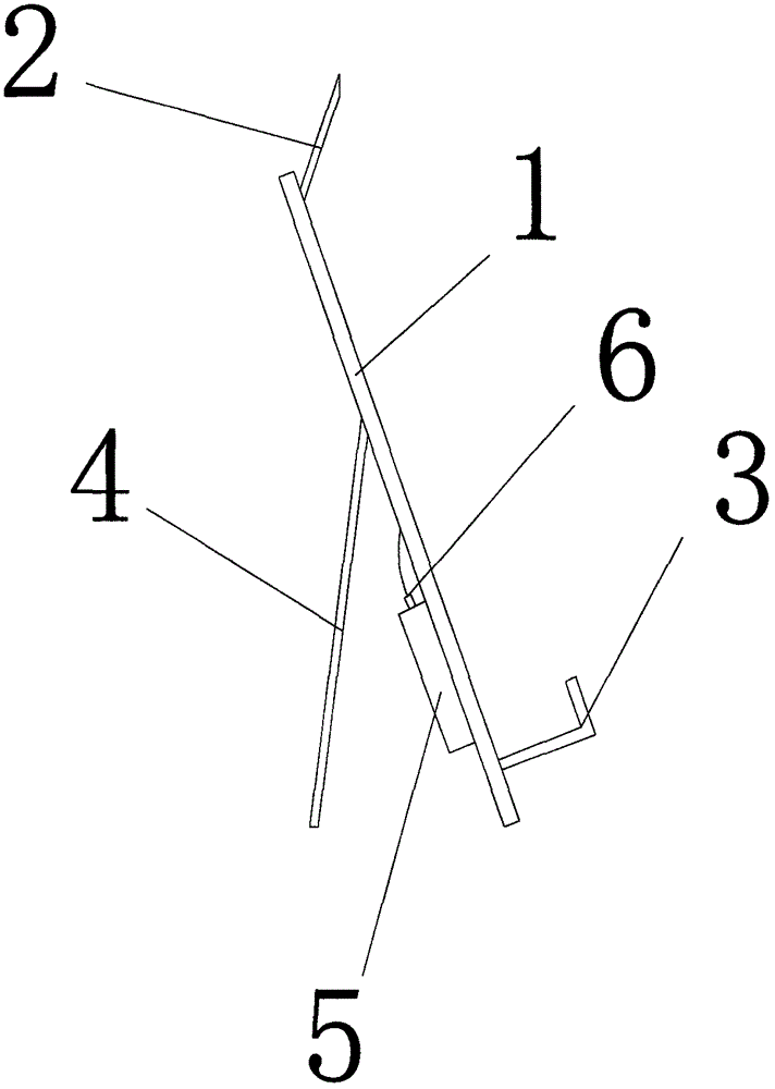 一種多功能便攜式讀書(shū)架的制作方法附圖