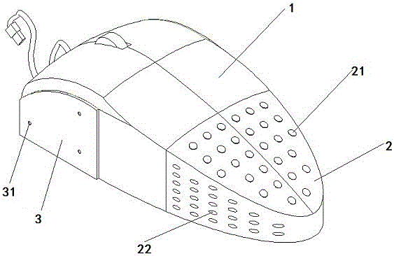 一種自定義組裝式鼠標(biāo)的制作方法附圖