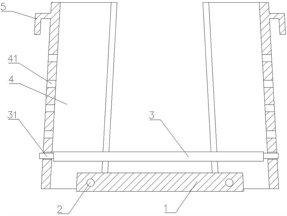 一種開(kāi)口大小可調(diào)節(jié)家用垃圾桶的制作方法附圖