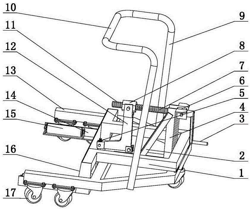 一種車輪拆卸車的制作方法附圖