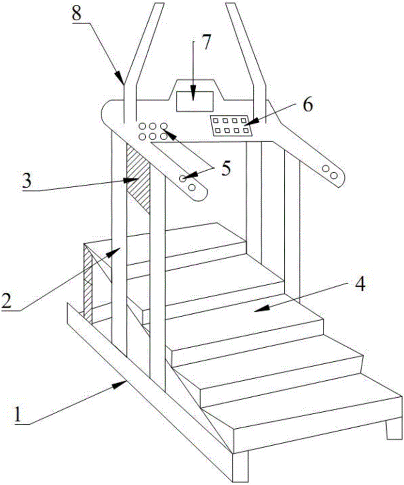 一種有氧運動登山機的制作方法附圖