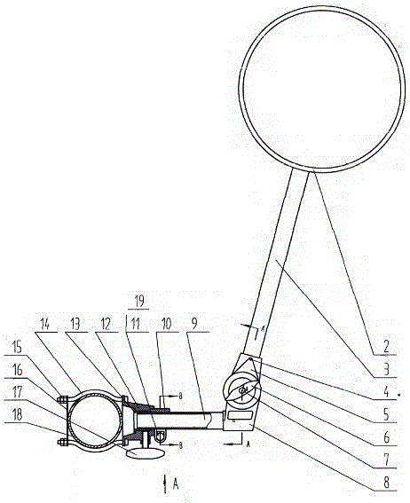 口腔綜合治療機(jī)用移動痰盂屈伸裝置的制造方法附圖