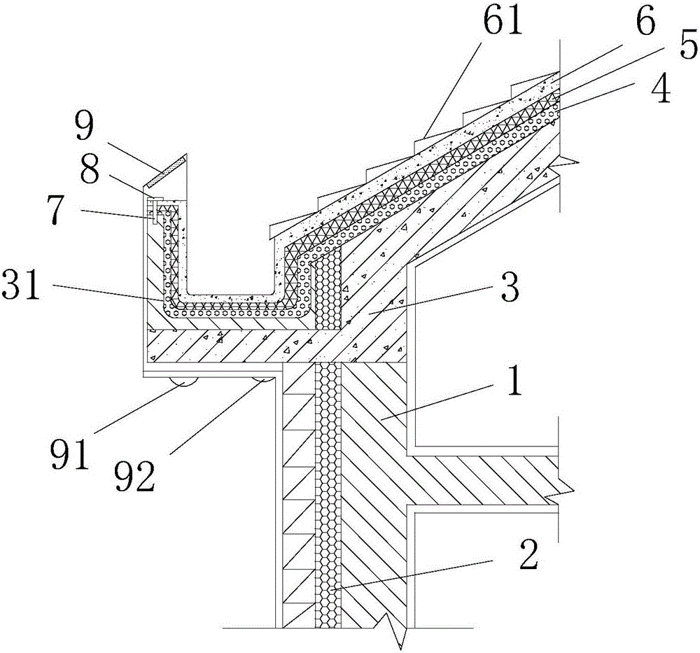 一種新型建筑檐口的制作方法附圖