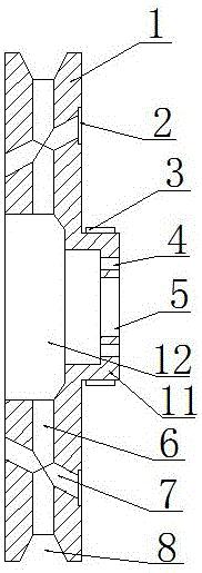 一種汽車(chē)剎車(chē)盤(pán)的制作方法附圖