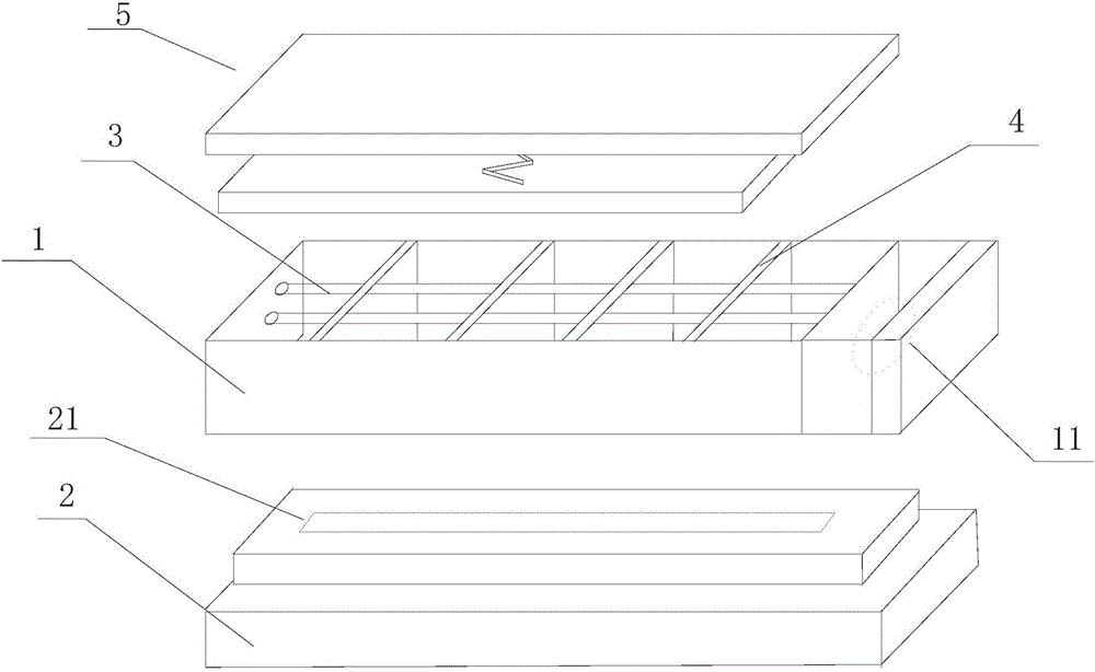 一種制造多孔磚的模具的制作方法附圖