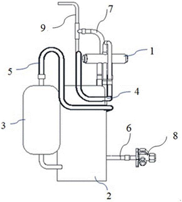 空調(diào)室外機(jī)配管及空調(diào)室外機(jī)的制作方法附圖