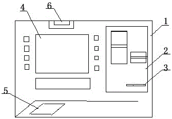 一種人面識(shí)別的atm機(jī)的制作方法附圖