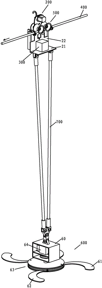 用于架空輸電線路的自動修剪樹枝機(jī)器人的制作方法附圖