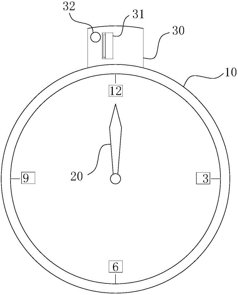 服藥提示鐘的制作方法附圖