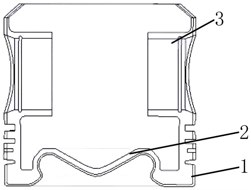 鈦鋁復(fù)合結(jié)構(gòu)的內(nèi)燃機(jī)活塞的制作方法附圖