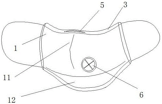 防霧霾立體裁剪口罩的制作方法附圖