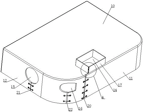 發(fā)動機防火護罩的制作方法附圖