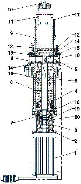 伺服漏斗、撲氣、正吹氣的傳動機構(gòu)的制作方法附圖