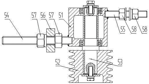 一種清倉(cāng)機(jī)機(jī)頭三角帶張緊裝置的制造方法附圖