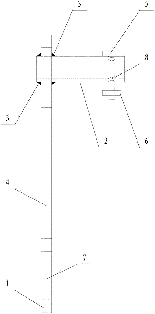 一種變壓器夾件的翻轉(zhuǎn)吊運(yùn)工具的制作方法附圖