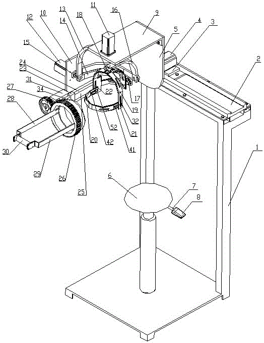 三自由度肩部康復(fù)訓(xùn)練機(jī)器人的制作方法附圖