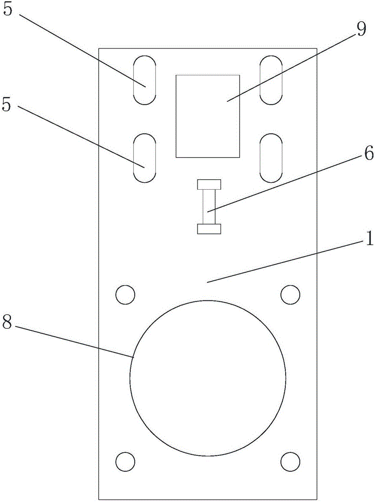 一種空氣壓縮機(jī)的支架結(jié)構(gòu)的制作方法附圖