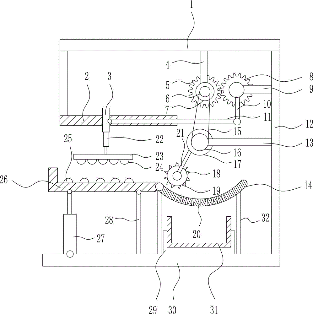 一種建筑用水泥多級高效破碎裝置的制造方法附圖