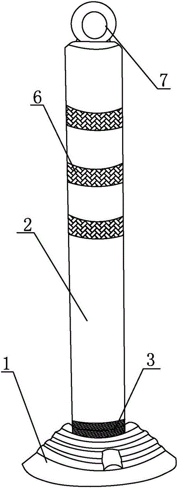 一種新型警示柱的制作方法附圖