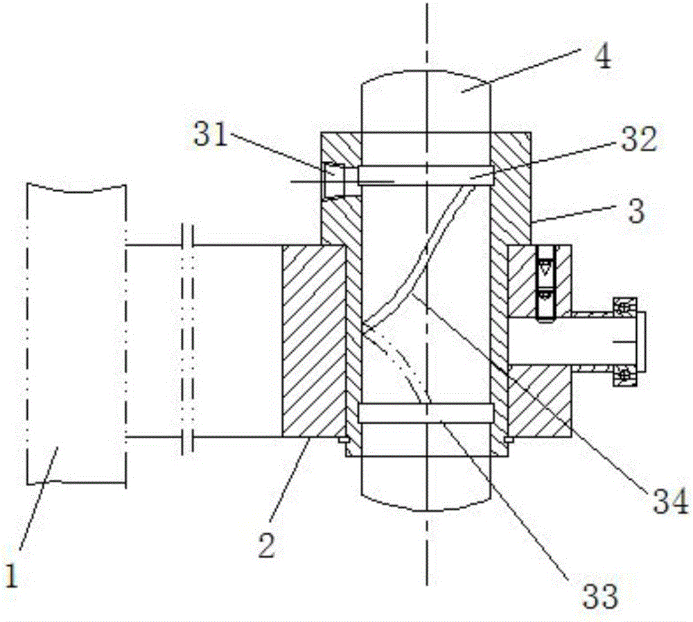 導向襯套潤滑機構的制作方法附圖