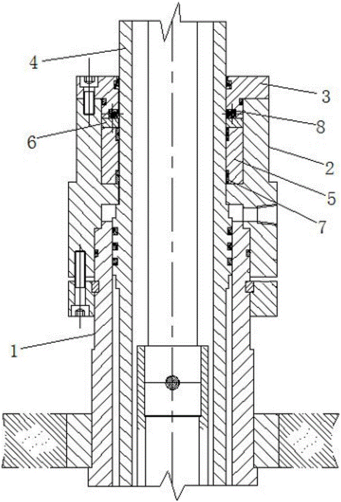 油缸導(dǎo)向機(jī)構(gòu)的制作方法附圖