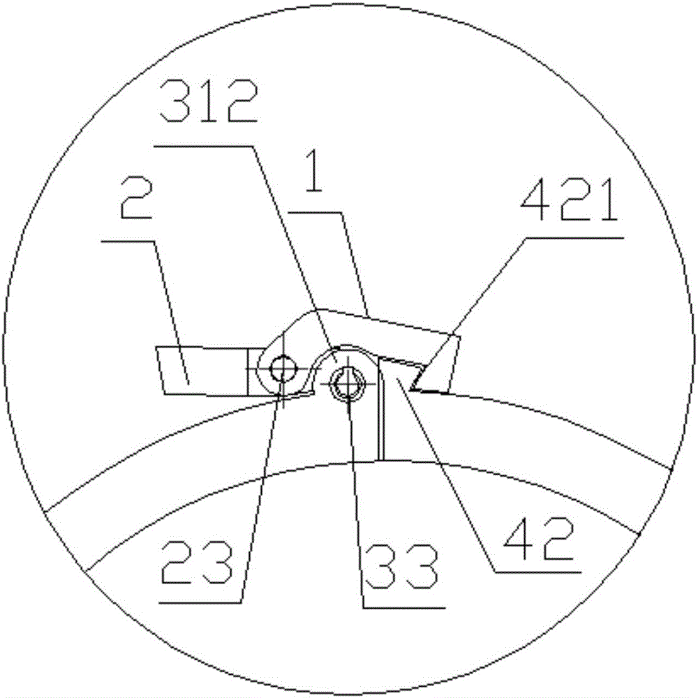 一種護(hù)花圈快換機(jī)構(gòu)及打草機(jī)的制作方法附圖