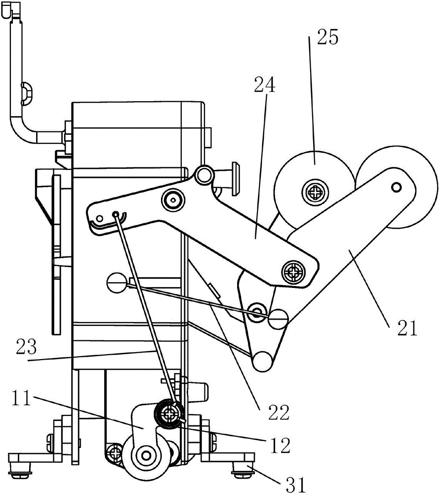 一種連桿傳動拳擊的玩具機器人的制作方法附圖