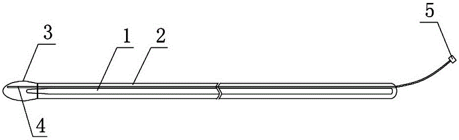 無(wú)創(chuàng)氣管插管引導(dǎo)絲的制作方法附圖