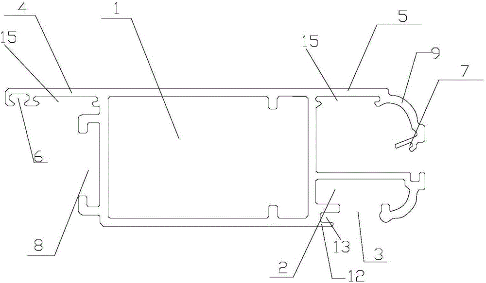 一種紗窗外框型材的制作方法附圖