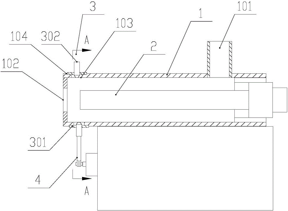 型材擠出機(jī)的制作方法附圖