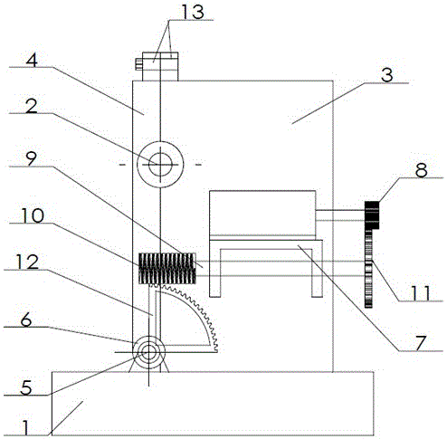 一種整經(jīng)機(jī)經(jīng)軸更換機(jī)構(gòu)的制作方法附圖